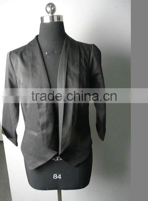 Lady's elegant black business suit women office uniform design 2013 newest style, fashion lady suit office suit workwear uniform