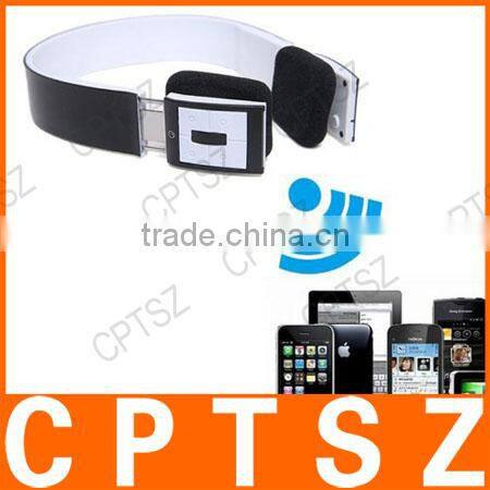 BH23 Bluetooth V3.0+ERD Handsfree Stereo Headset w/ Microphone - Silver + Black