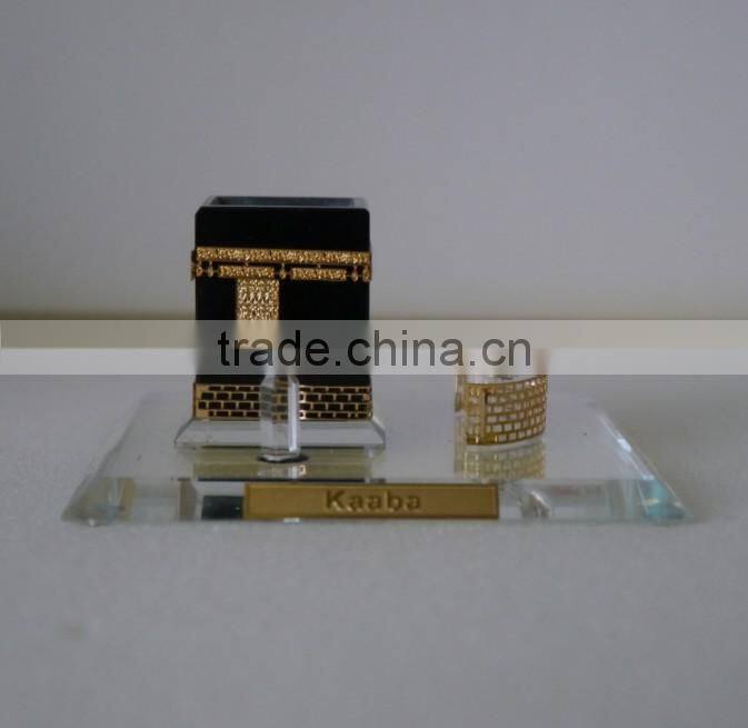 High QualityCrystal Kaaba Model With 24k Gold Plated For Islamic Crafts & Gifts