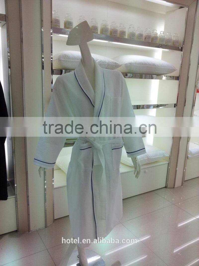 Hotel embroidery waffle Bathrobe