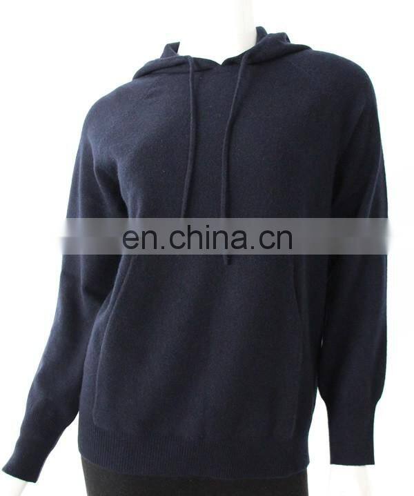 2017 sweater in hot selling 100% cashmere women's pullover hoodies sweater