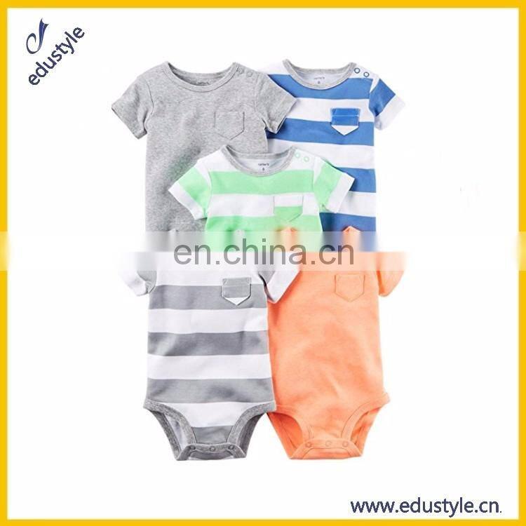 Bulk Organic Cotton Blank Knitted Baby Vintage Romper