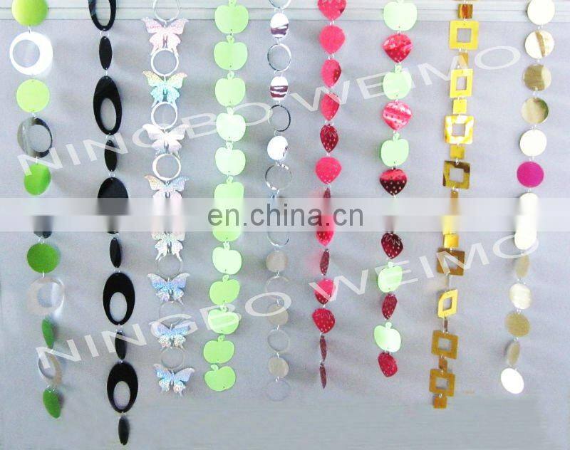 PVC curtain shop decoration