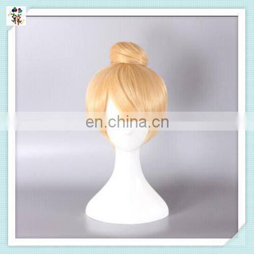 New Anime Tinker Bell Blonde Golden Hair Cosplay Wigs HPC-0008