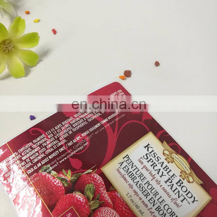 Professional Custom Printing Strawberry labels custom PE fruit waterproof sticker for friut package