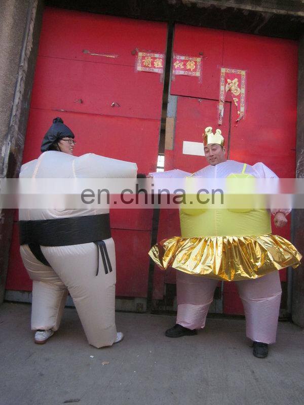 customized popular inflatable sumo wrestler costume for advertising
