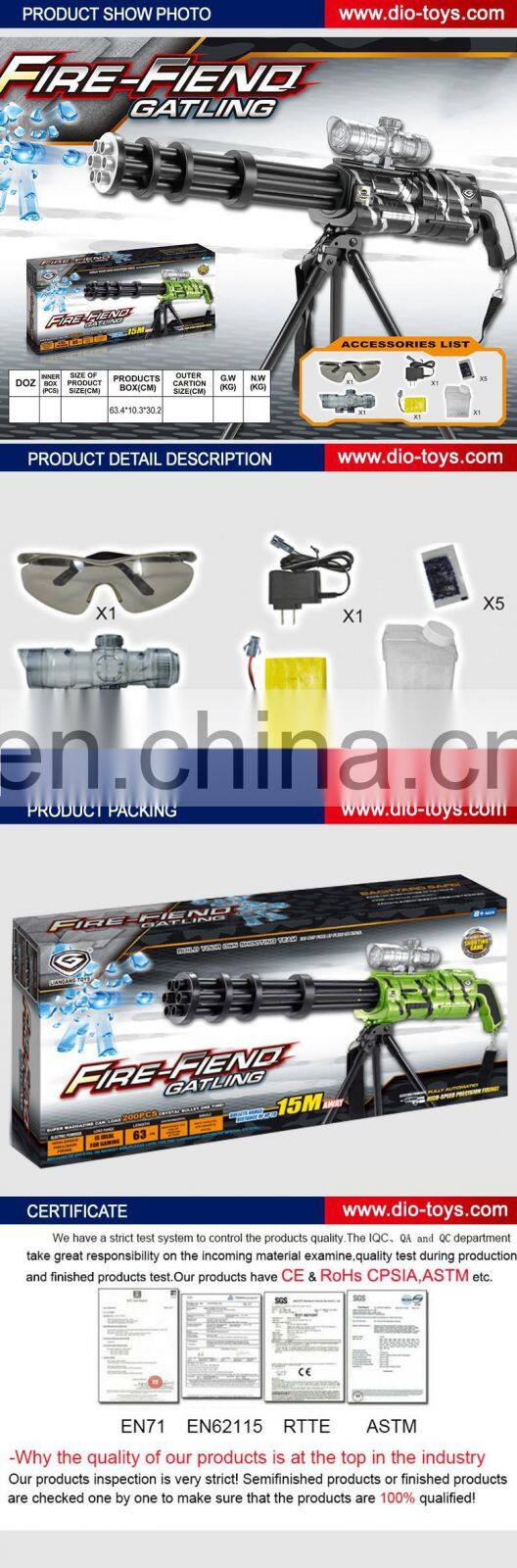 OEM service camouflage black color kids electric water bullet gun toys