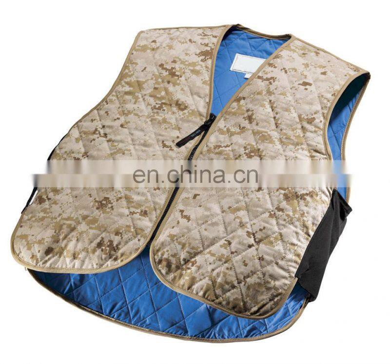 evaporative cooling vest with Polymer-embedded fabric