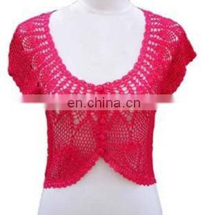 Handmade Elegant Women Girl Crochet Hollow Vest Jacket Top Waistcoat