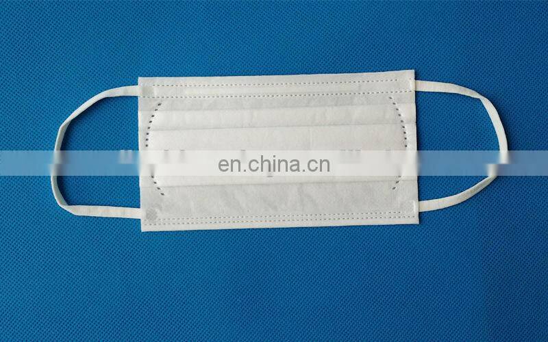 Blue round ear loop 3ply Medical disposable nonwoven face mask