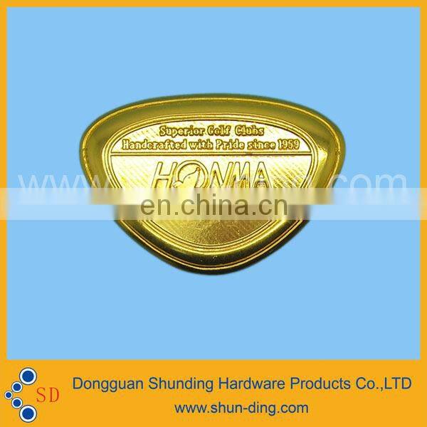 Company nameplate for employee