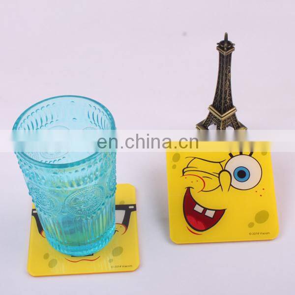 Customized 2015 new coaster square acrylic coaster