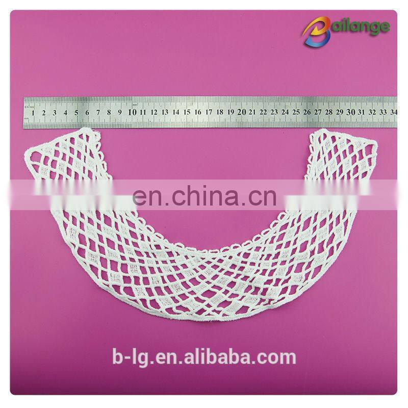 Guangzhou Bailange fashion design white color 100% cotton neck designs for tailors