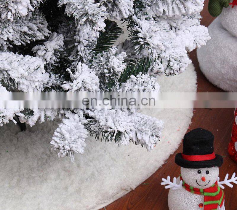 2017 New Big Size Tall Snowing White Christmas Tree Decorations Frosted Snow Artificial Christmas Trees Wholesale China