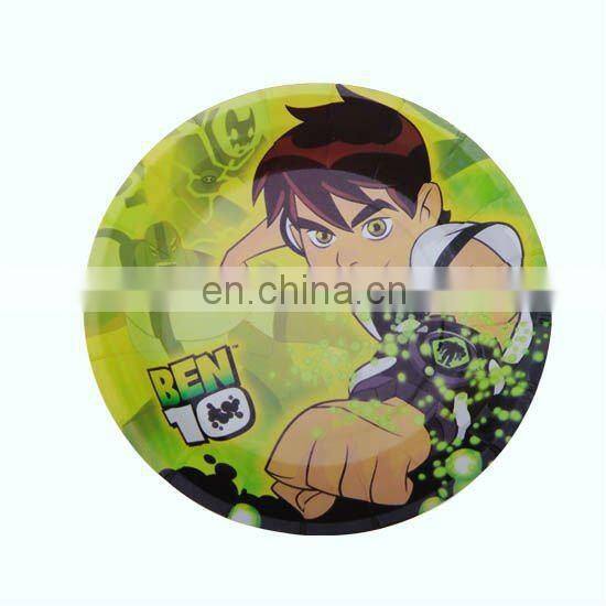 Popular 7" round cheap paper plates for dinner tableware