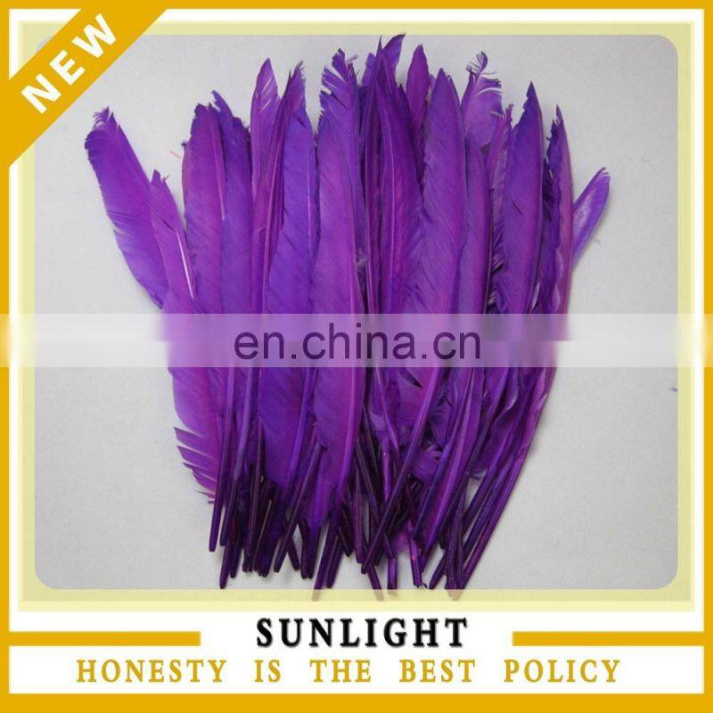 Wholesale Dyed Purple Goose Feather