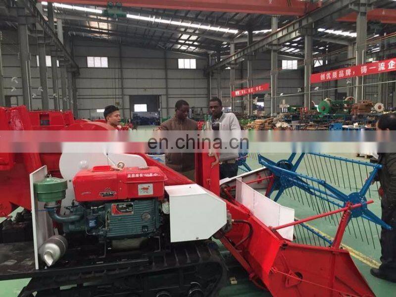 China factory price mini wheat rice soybean grain harvest machine mini wheat rice combine harvester