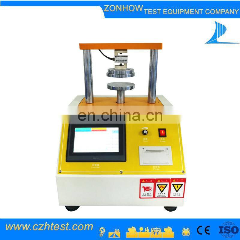 Hot selling Highly accurate ring edge crush testing machine