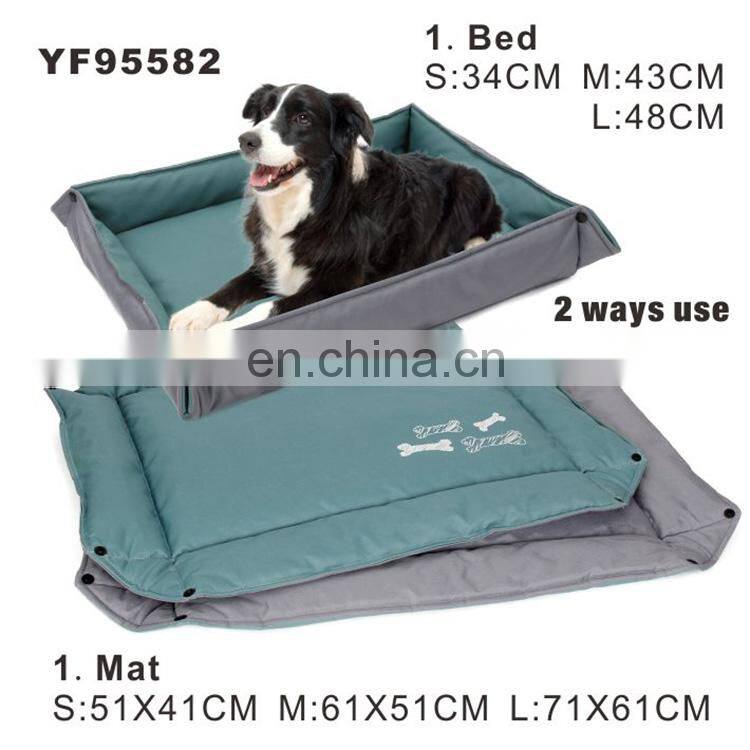Hot Selling 2 Ways Use Waterproof Durable Oxford Pet Mat
