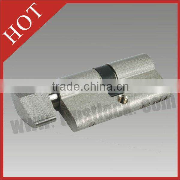 china 60mm Brass Euro Profile thumb turn 5pin lock cylinder