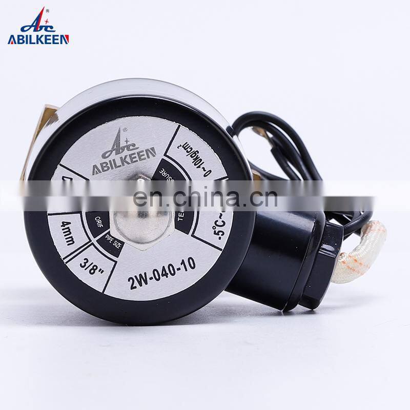 2W025-08 2 Way Air/ Water Brass Direct Acting Normally Open 12V 110V 24V 220V Micro Mini Water Solenoid Valve