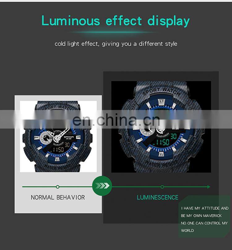 Wholesale Cheap Reloj Masculino Wristwatch Waterproof Sports Analog Digital Watches Mens Luxury Watches