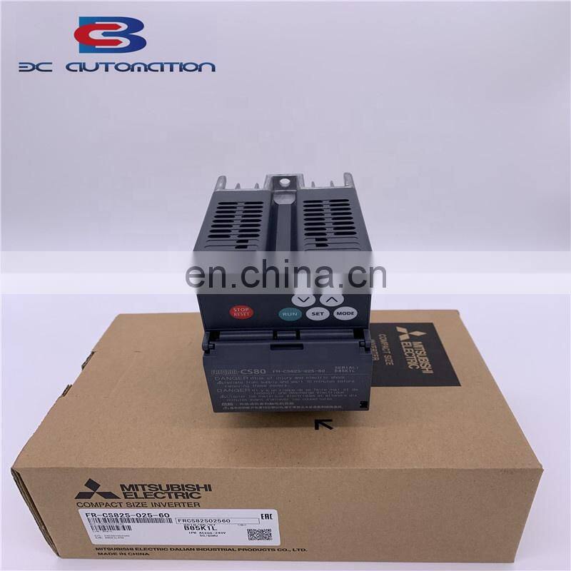 Chinese best price plc Mitsubishi electronic power inverter 380v FR-CS82S-025-60 plc controller