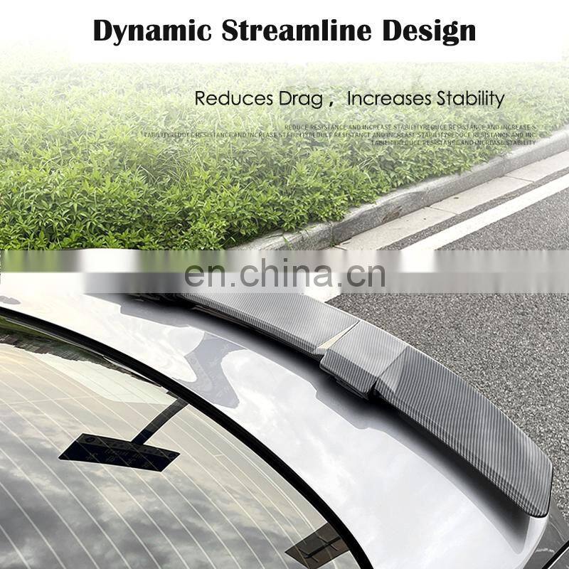 Large Inventory Gloss Carbon Fiber ABS Brake Light Electric Car Spoiler Rear Trunk Spoiler For Citroen C5 2010-2022