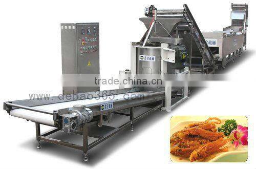 continuous fryer machine with conveyor belt automatic frying machine