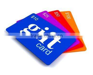 Credit card size magnetic card with signature panel & barcode