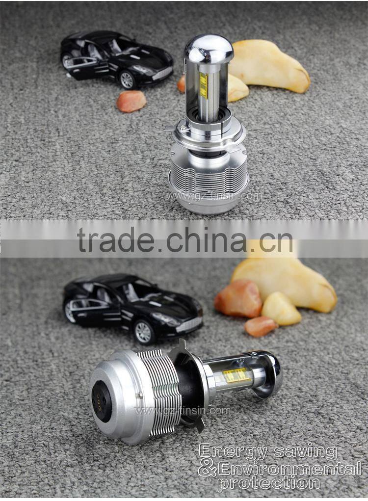 Dual beam headlights 30W H4 LED car headlamp type