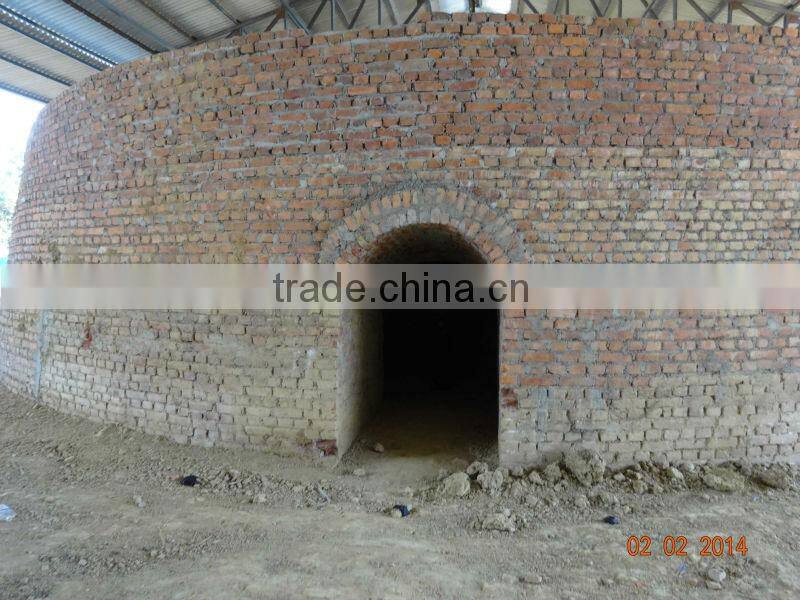 High quality clay brick hoffman kiln for burning hollow and solid bricks