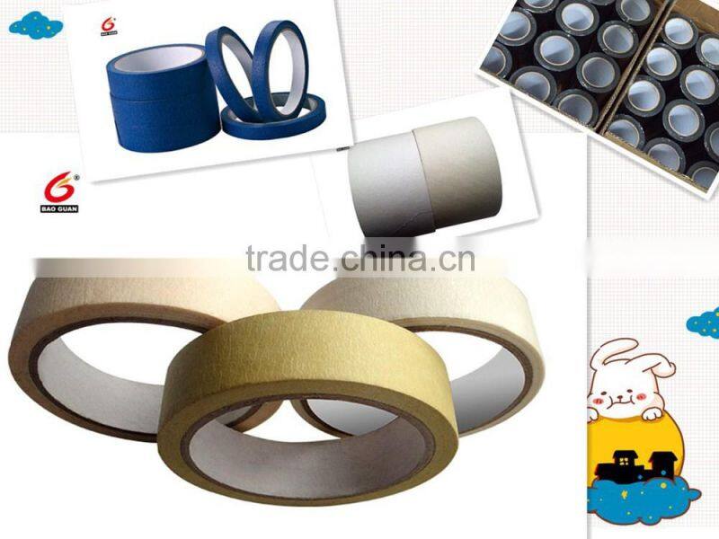 Masking tape made in china for Spraying car protection