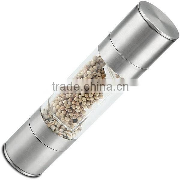 Top quality Salt and Pepper Grinder Set 2 in 1 Dual Action Salt and Pepper Shakers
