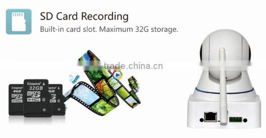 Hot Sale 2016 Outdoor Bullet Style Night Vision P2P Wifi Suveillance Security Camera Network Camera IP with Alarm Function