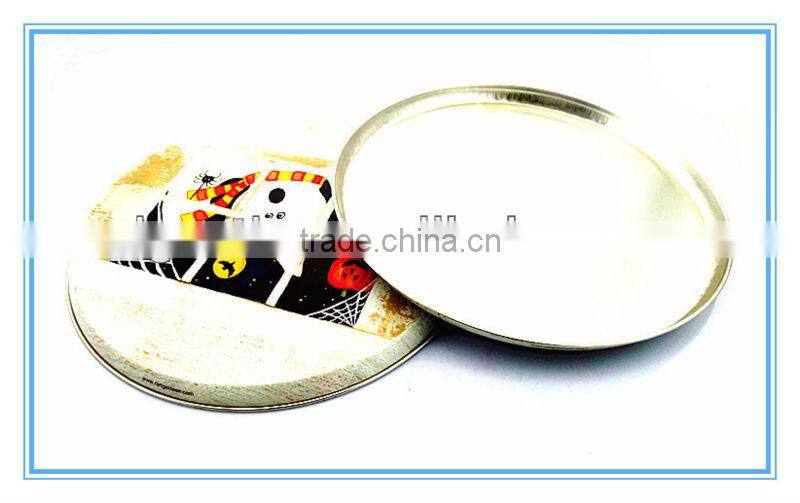 Dongguan wholesale round tin tray tin tray