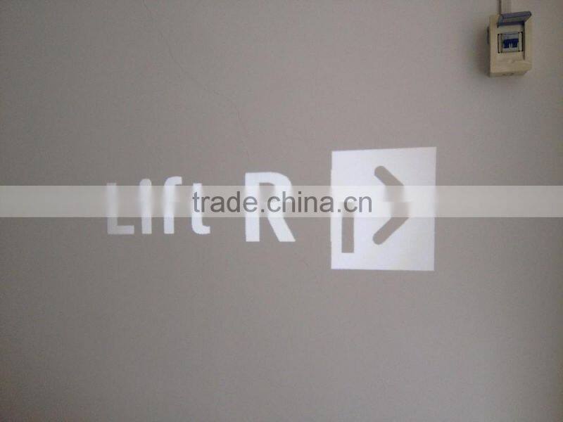 40w led logo light 4500lm outdoor single image static gobo advertising floor projector