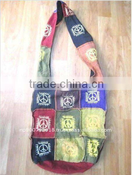 Nepal Stone Wash Cotton Handbag