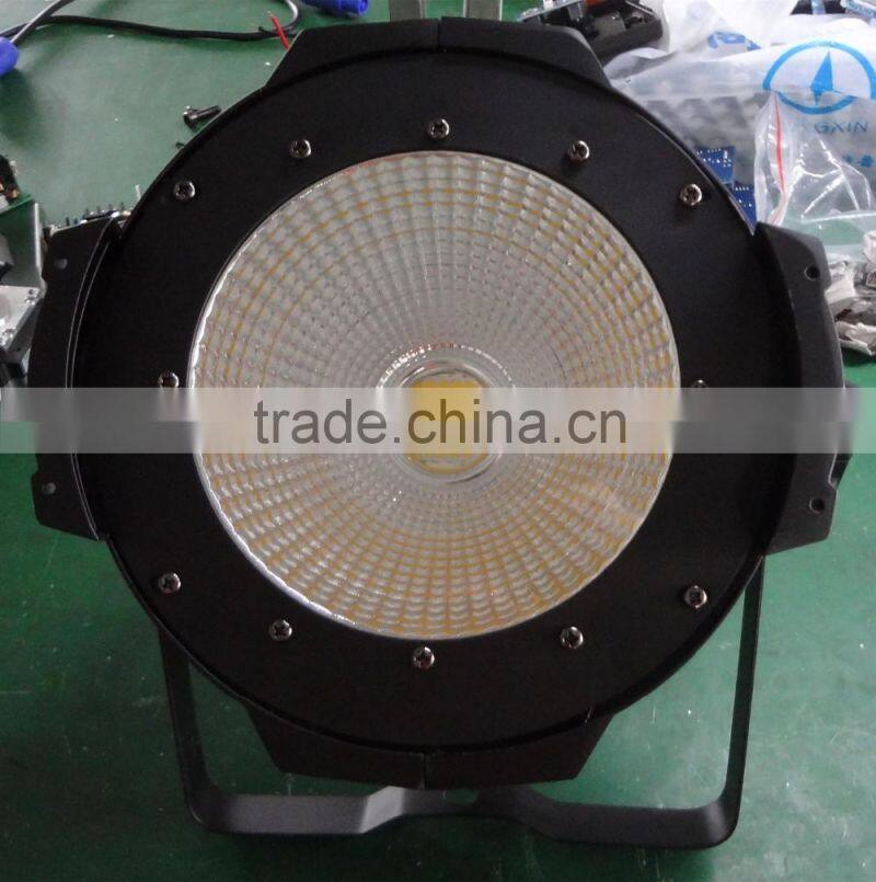 Indoor led par 64 cob 100W white and warm white cob led par 64 hot sell led cob par light