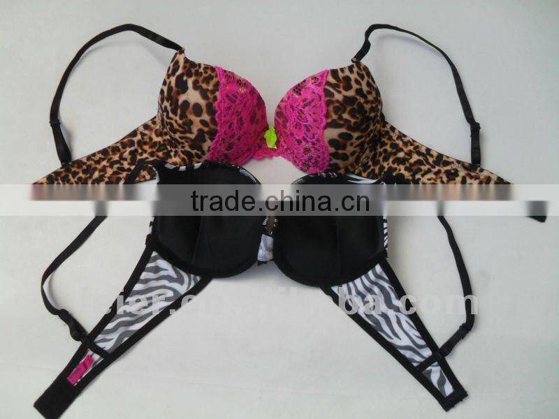 butterfly lace extreme push up bra
