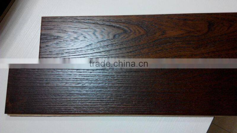 old look hand scraped engineered wood flooring