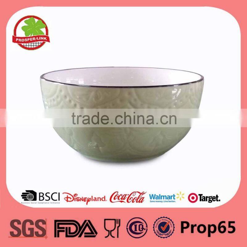 Glaze Custom Cheap Ceremic Stoneware Bowl Wholesale