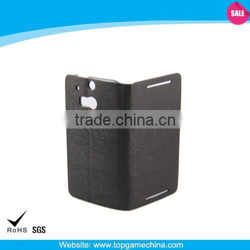 Book-Style Wallet leather case for htc one m8 stand flip case