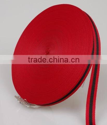 1.5cm red and black stitching,badge medal polyester webbing