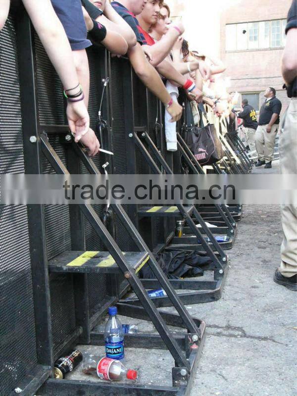 aluminium portable and removable crowded barricade