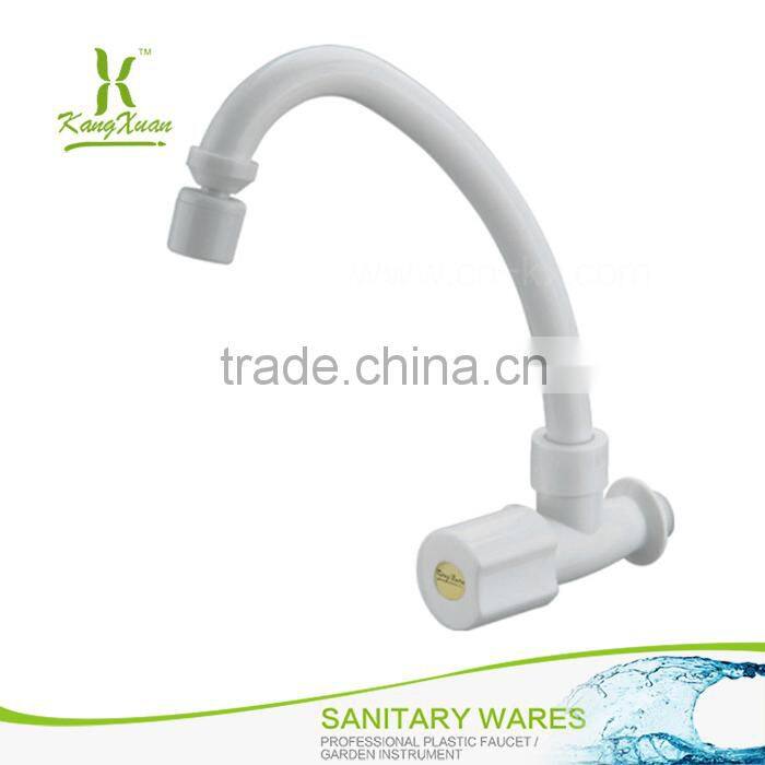 Wall Mounted Kitchen Single Handle Plastic Taps