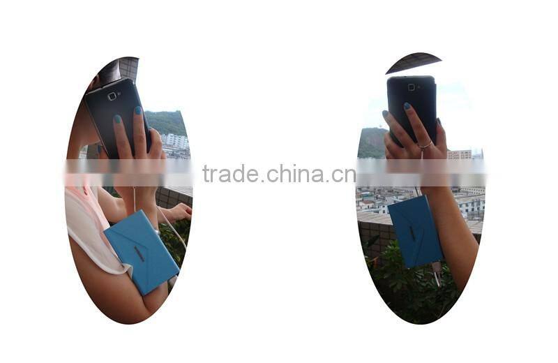 2016 new Ultra Thin Envelope Style Leather Power Bank