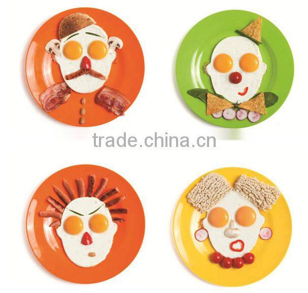 Hot sale food grade FDA and LFGB human shape silicone egg ring moulds kitchen products