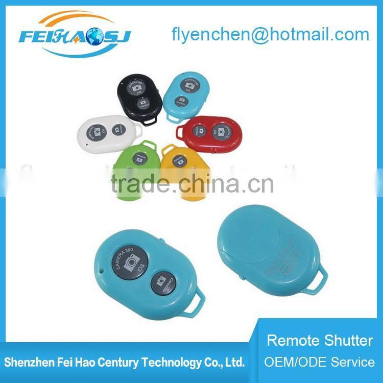 Wireless selfie stick with bluetooth remote shutter