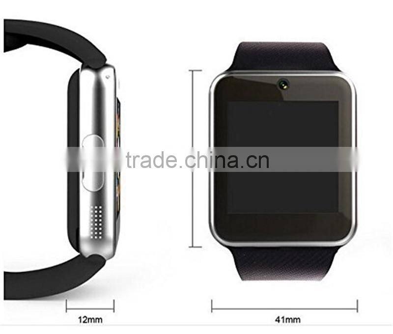 2016 Wholesale Top selling GT08 Smart Watch with SIM Card ,MTK 6260A IOS Bluetooth Smart Watch GT08 VS DZ09 Android Smart Watch